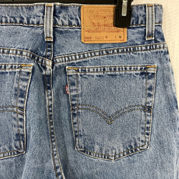 Vintage Levis 505 Womens Jeans Size 13 Medium Straight Leg Made In USA Mom Jeans - Picture 4 of 9